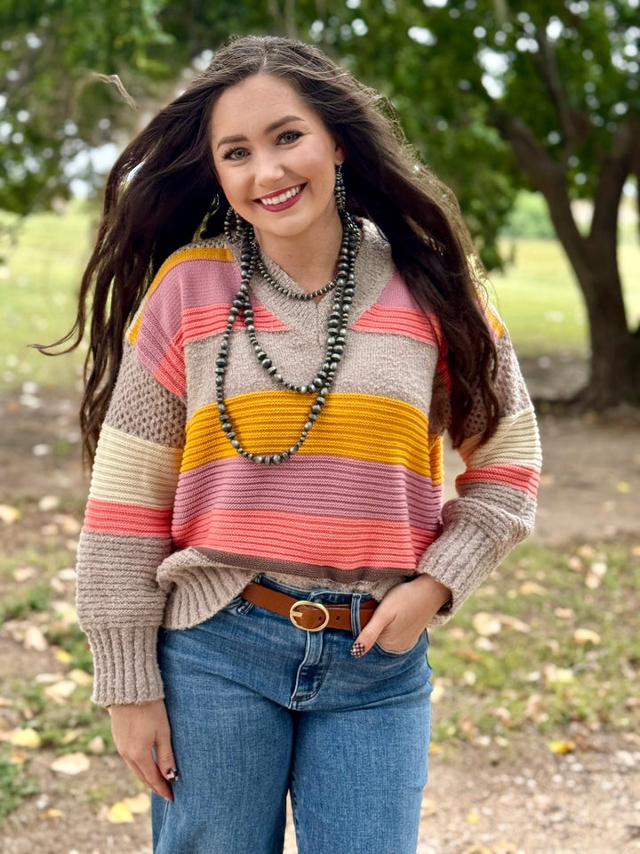 Jacklyn Colorblock Sweater