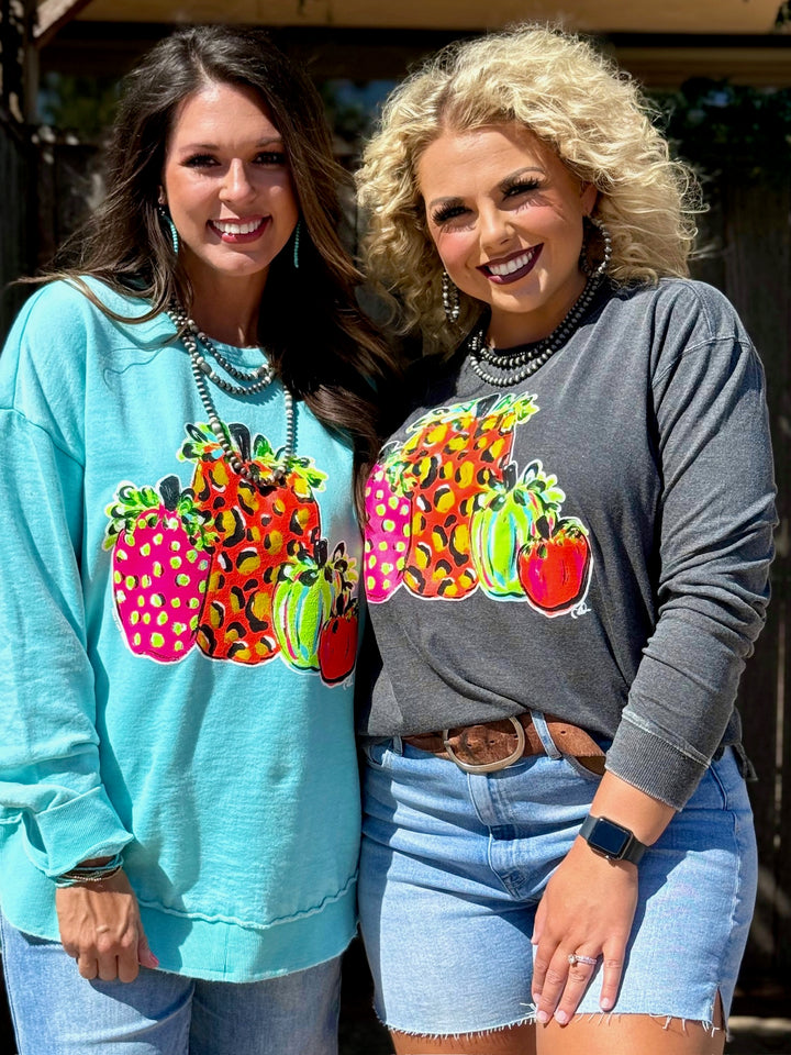 Callie's Neon Pumpkins by Texas True Threads