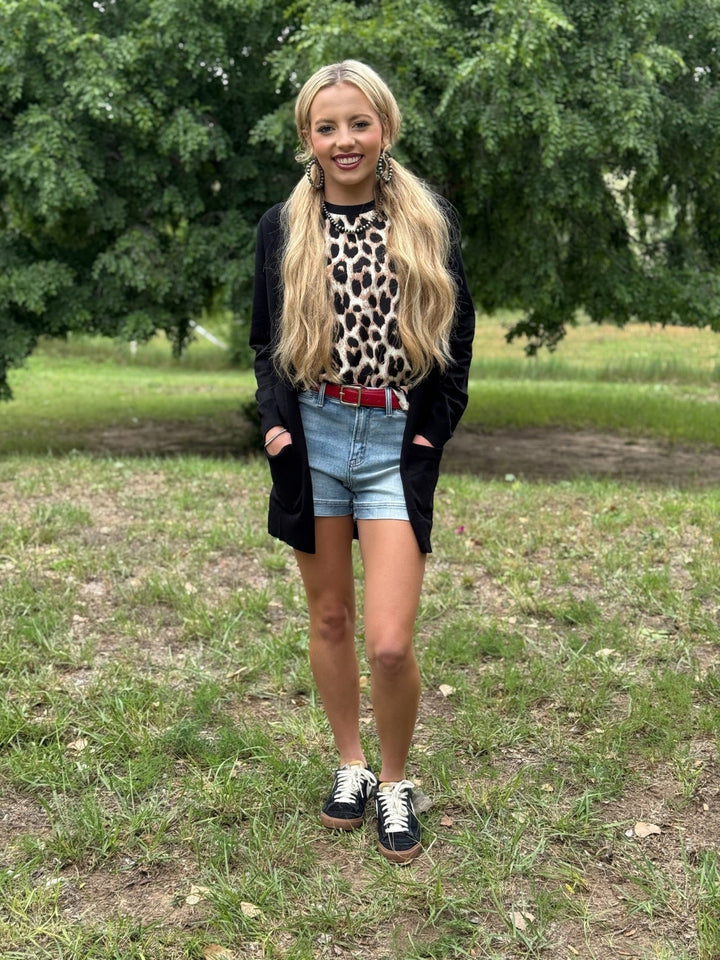 Vanessa Black Cardigan