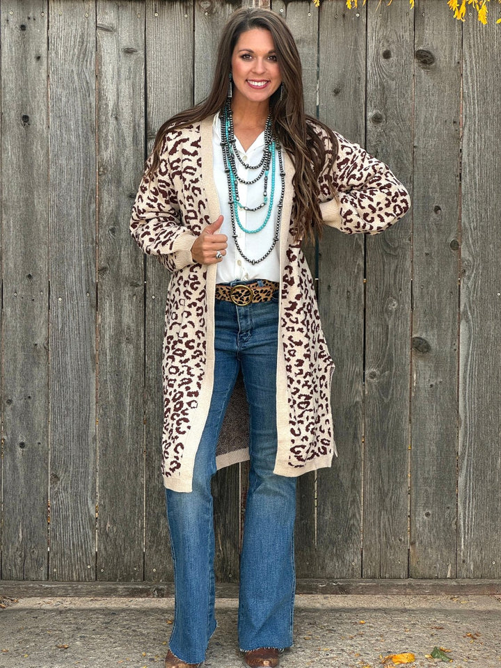 Jolene Leopard Print Cardigan