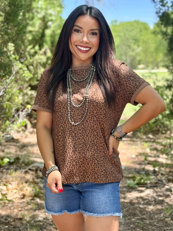 Leopard Love Knit Top