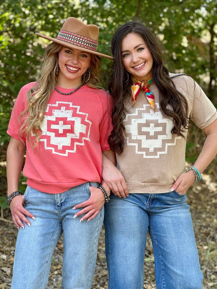 Drew's Aztec Casual Top
