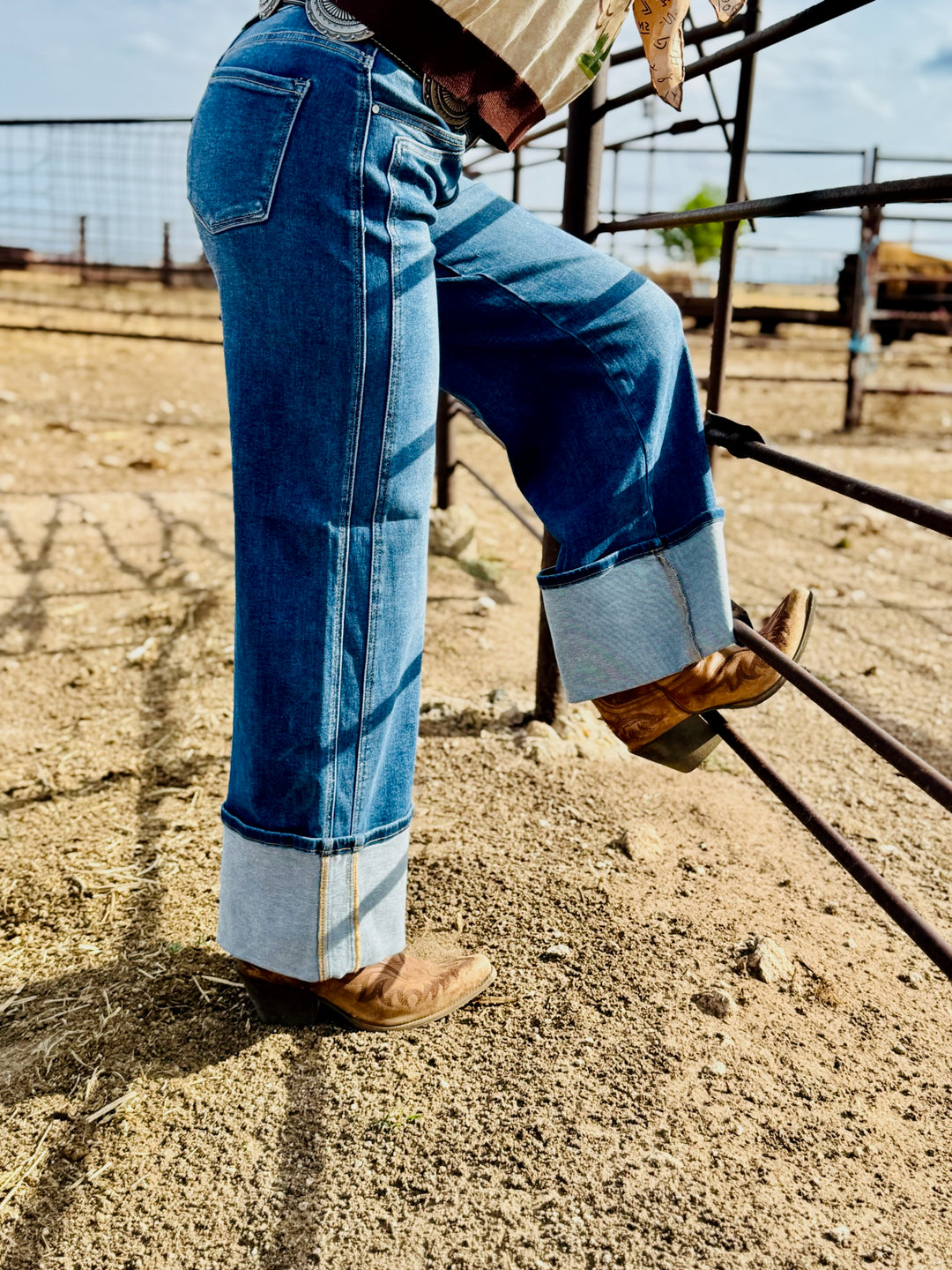 Boston Wide Cuff Jean by Risen