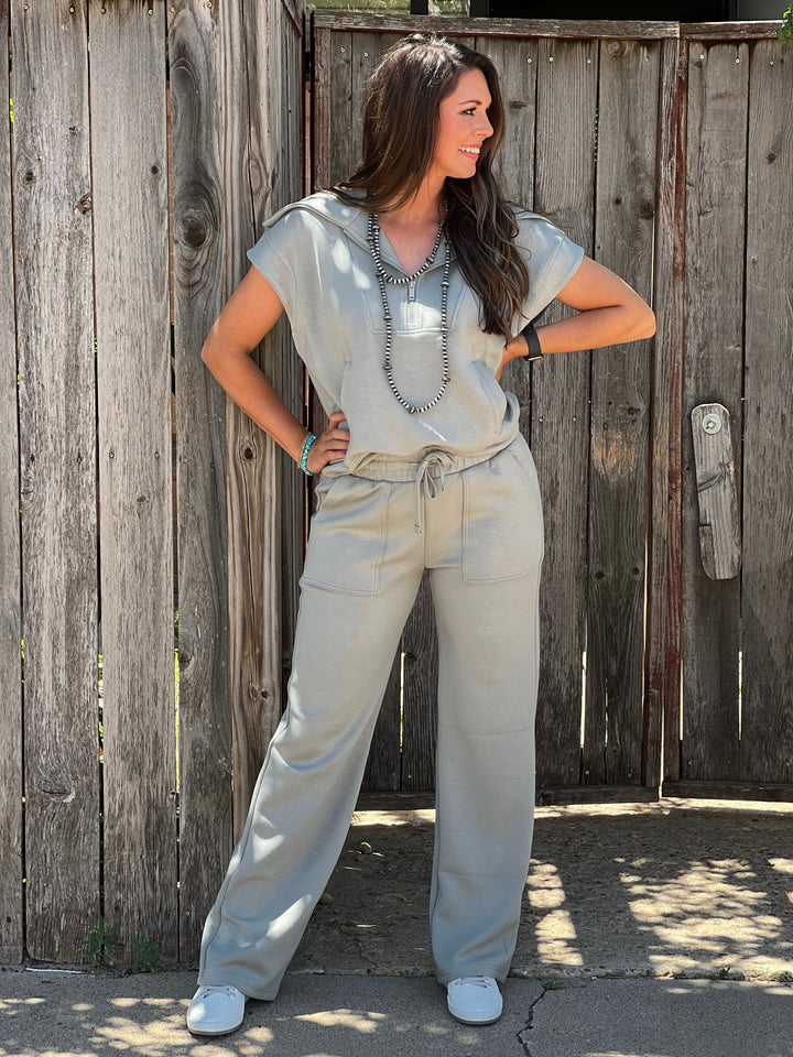 Darci Sage Green Pant Set