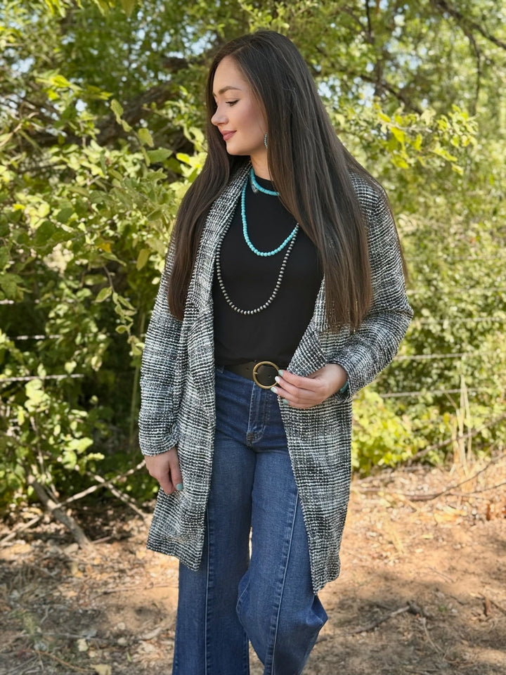 Day to Night Black Long Blazer