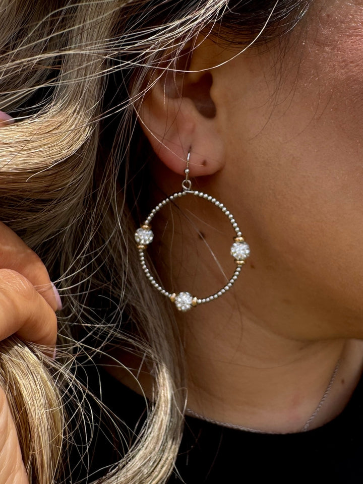 Zola Silver Hoop Earrings