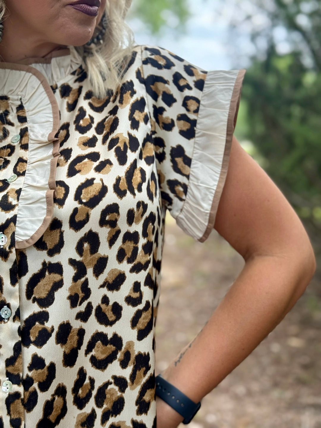 Emersyn Leopard Sleeveless Top