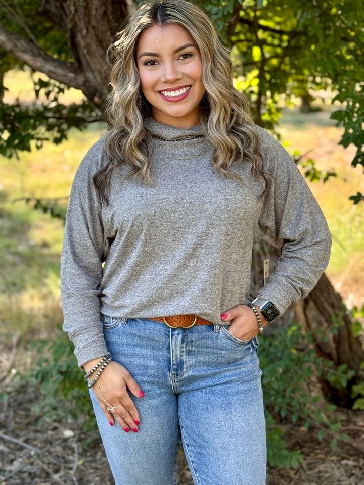 Lila Cowl Neck Pullover