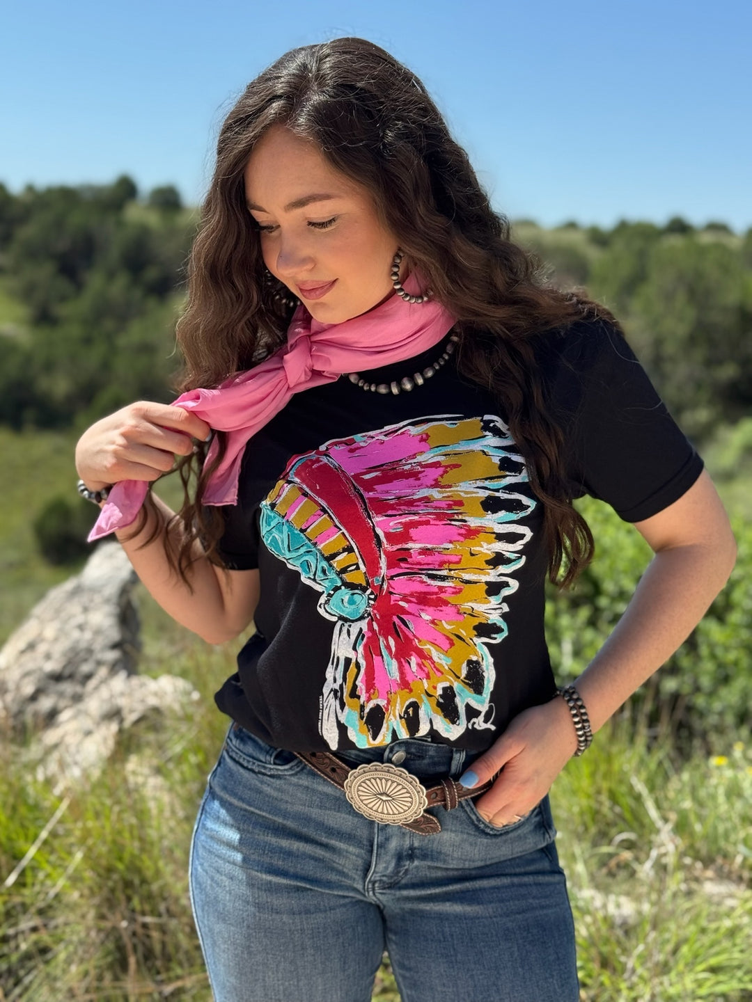 Callie's Headdress Graphic Tee by Texas True Threads