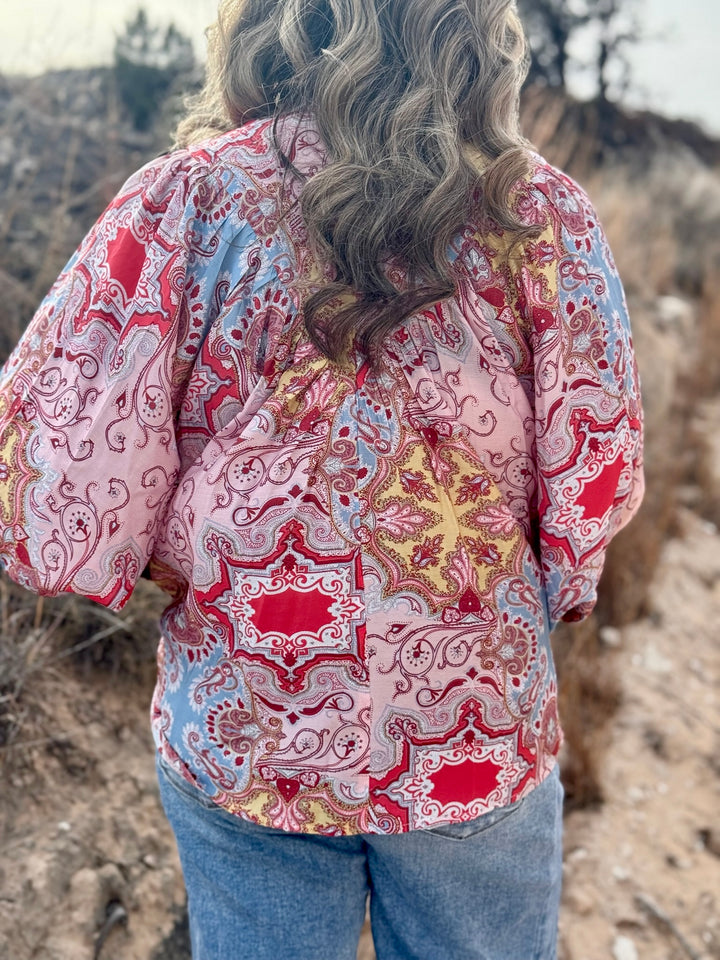 Hilde Peasant Sleeve Top