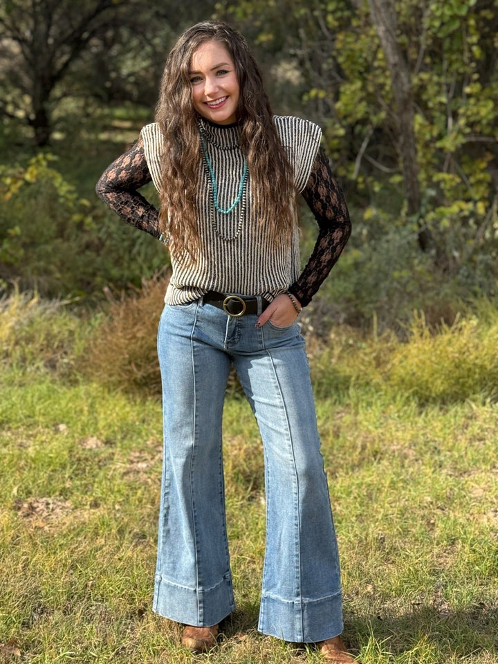 Bree Ribbed Sweater Top