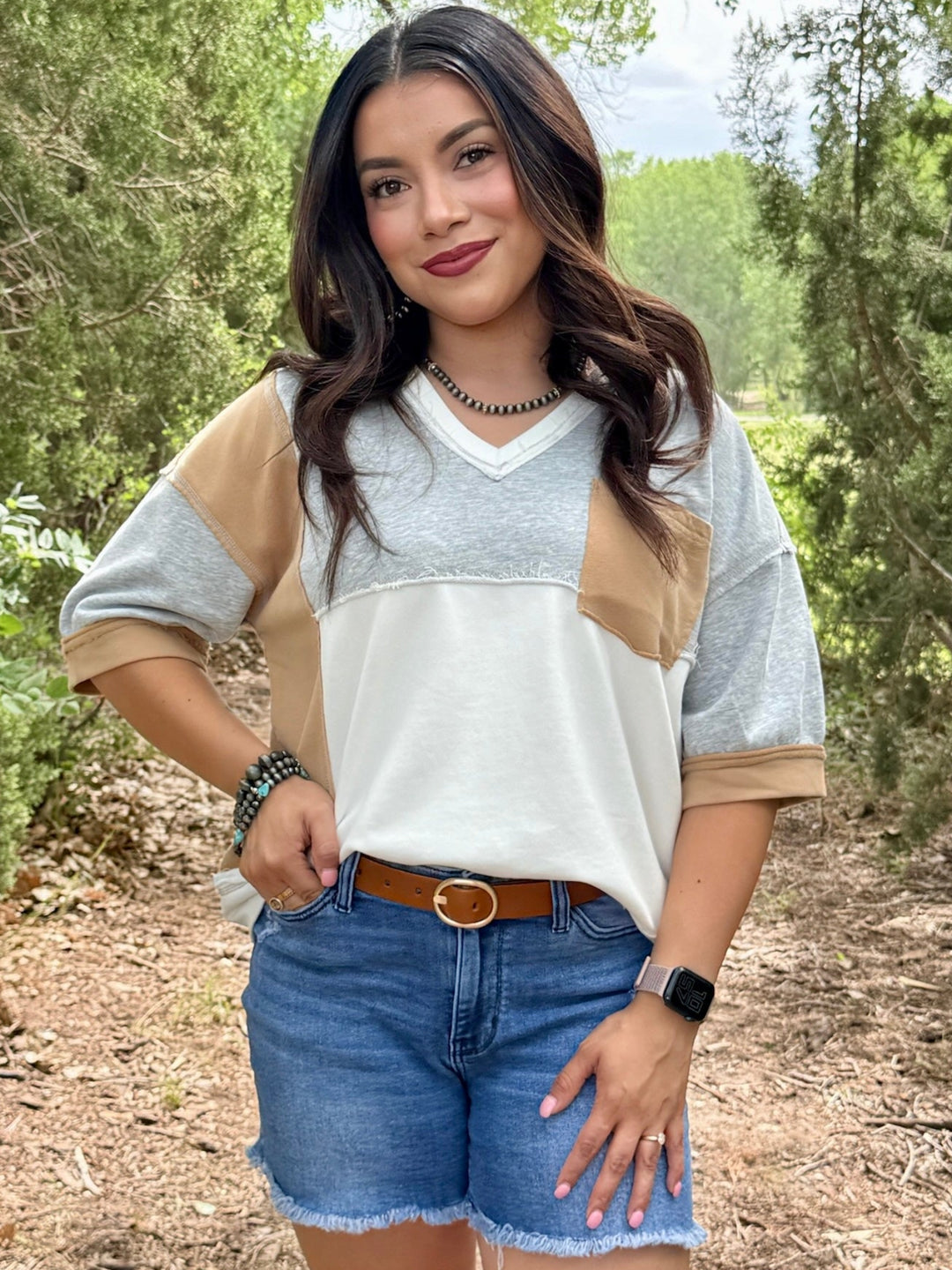 Iris Colorblock Top