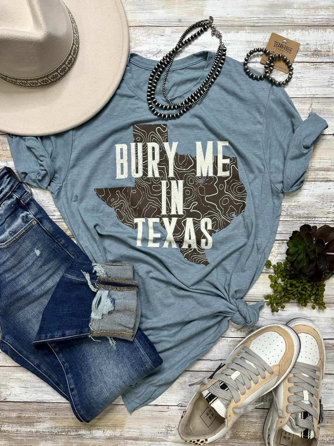 Bury Me in Texas Graphic Tee by Texas True Threads