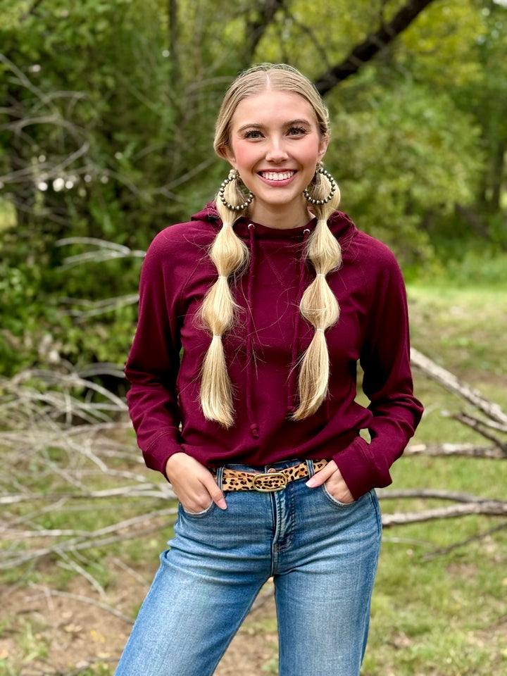 Angela Hooded Pullover