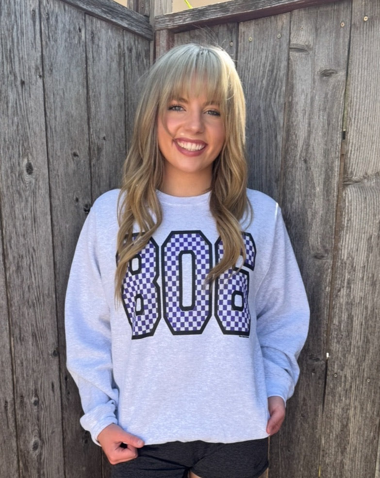 Area Code Graphic Sweatshirt by Texas True Threads