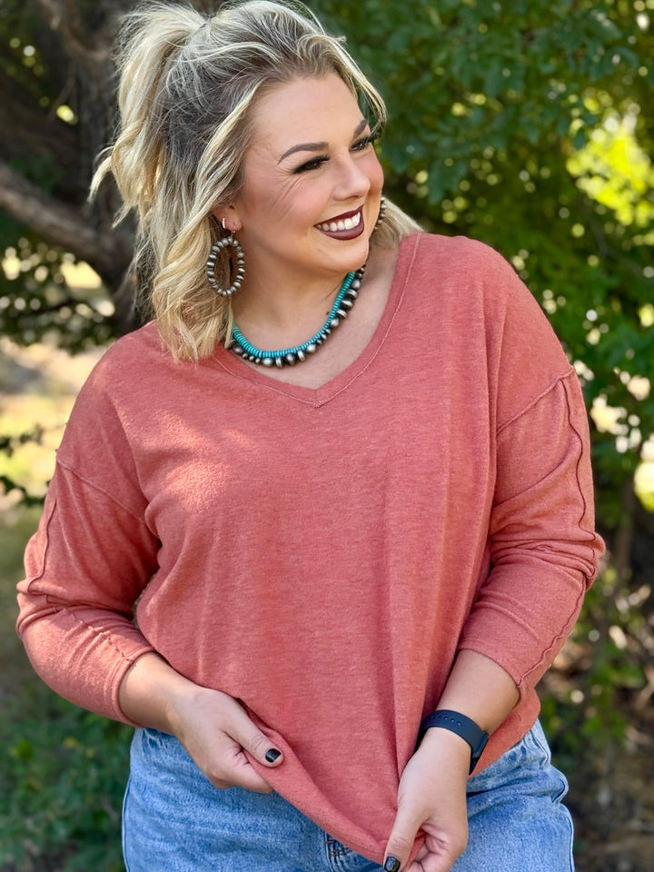 Zoey V-Neck Soft Top