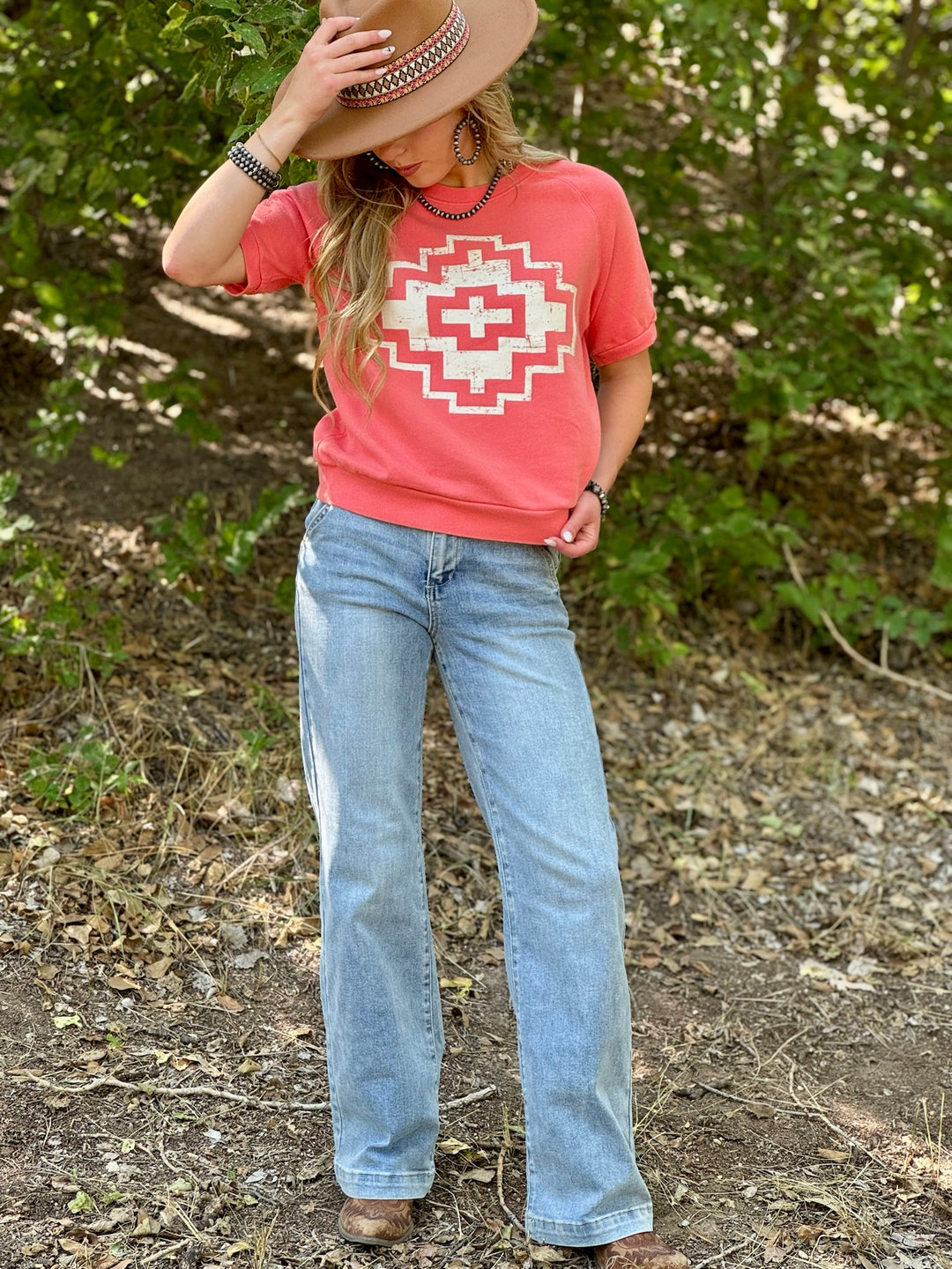 Drew's Aztec Casual Top