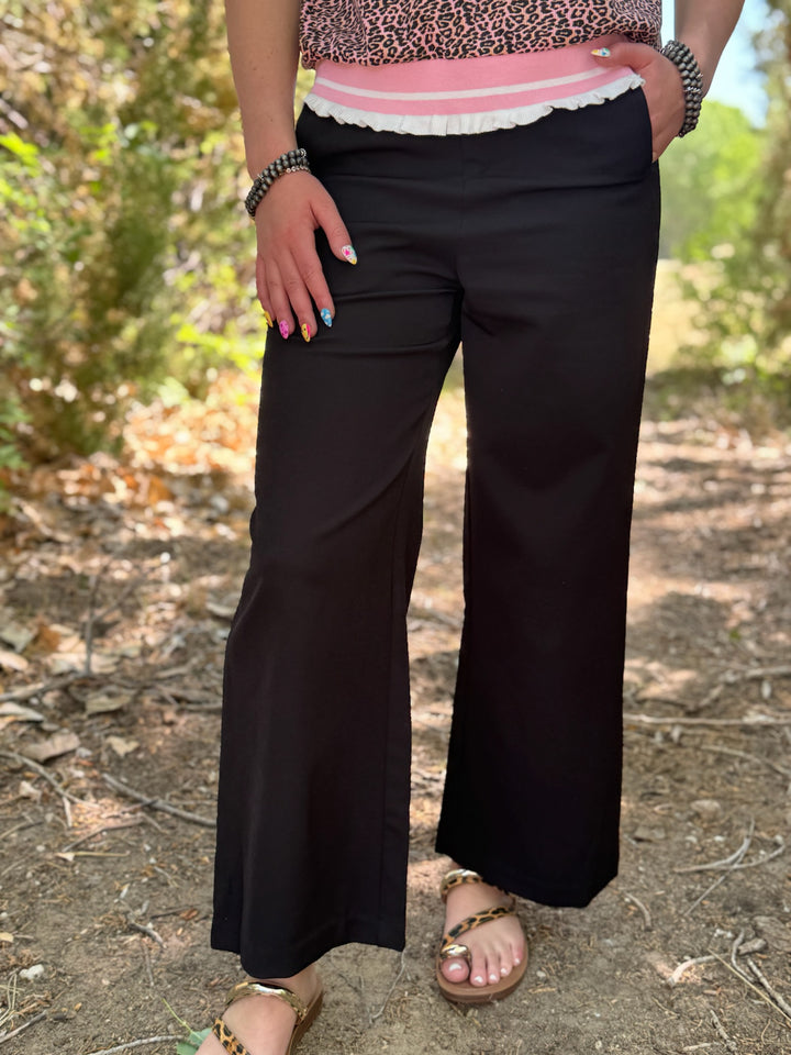 Back in Black Cropped Trouser