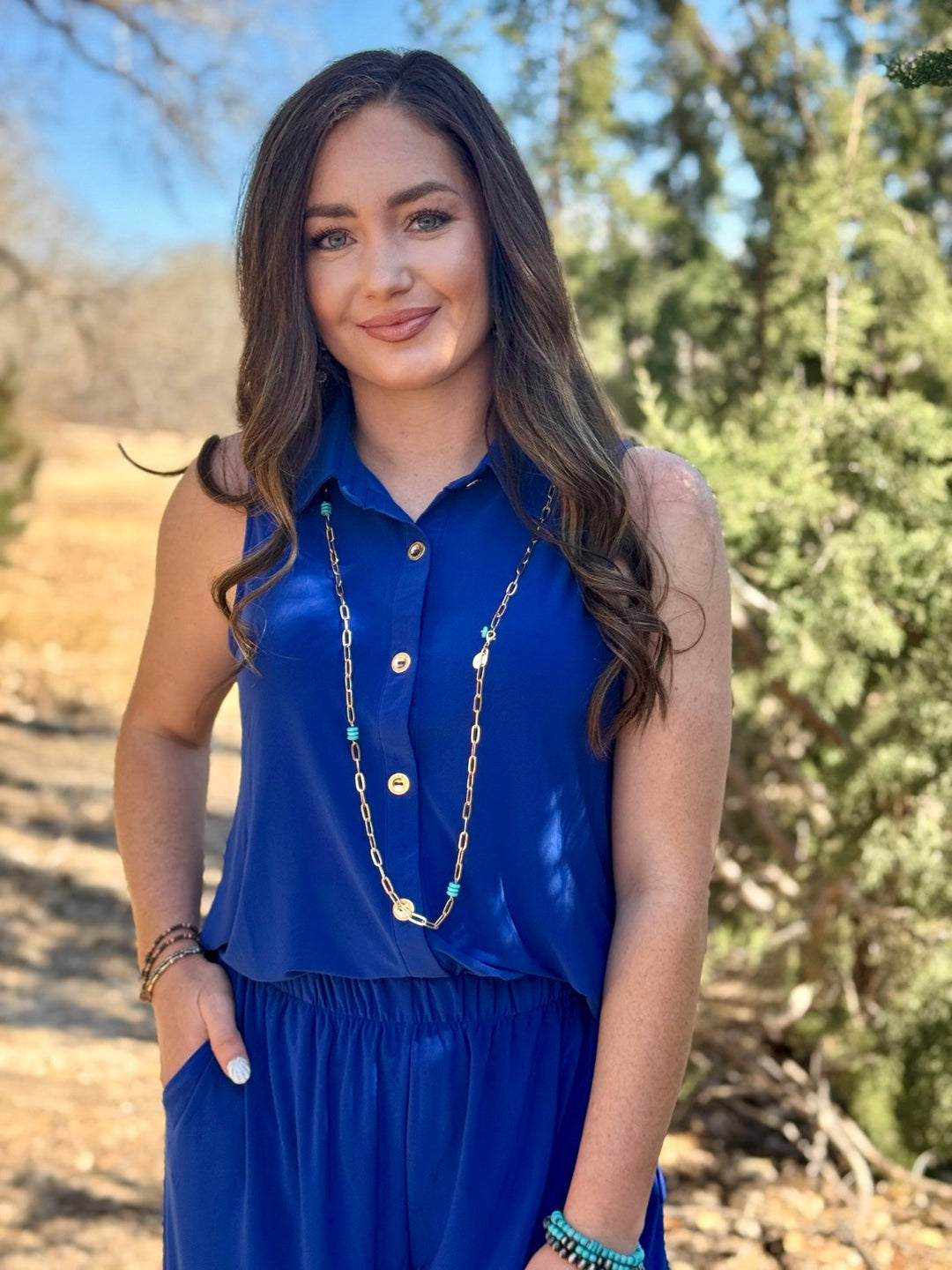 Harper Blue Pant Set