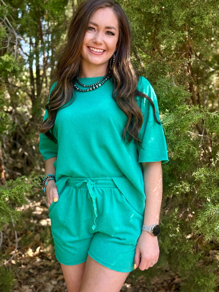 Envy Green Short Set