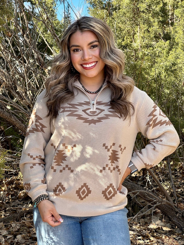 Calhoun Tan Sweater