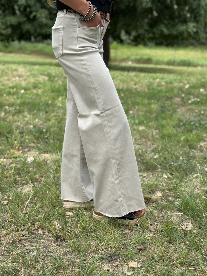 Dakota Raw Hem Trouser by Risenf