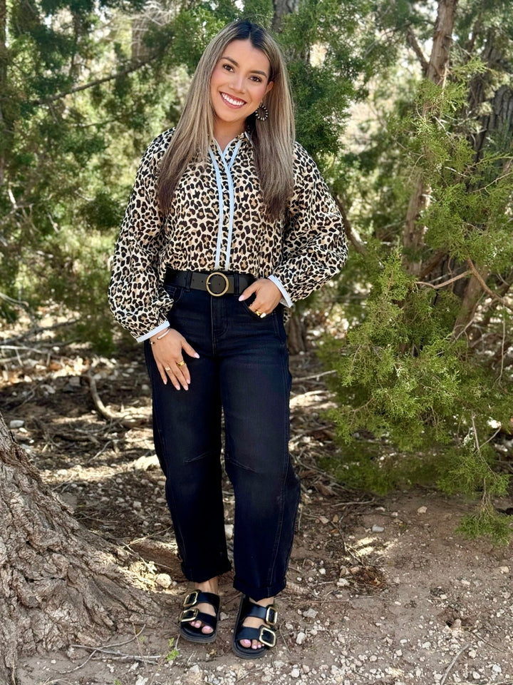 Tucker Black Barrel Jean by Risen