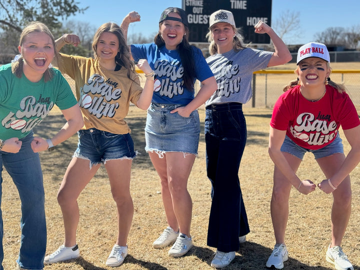 Just Baseballin' Graphic Tee by Texas True Threads