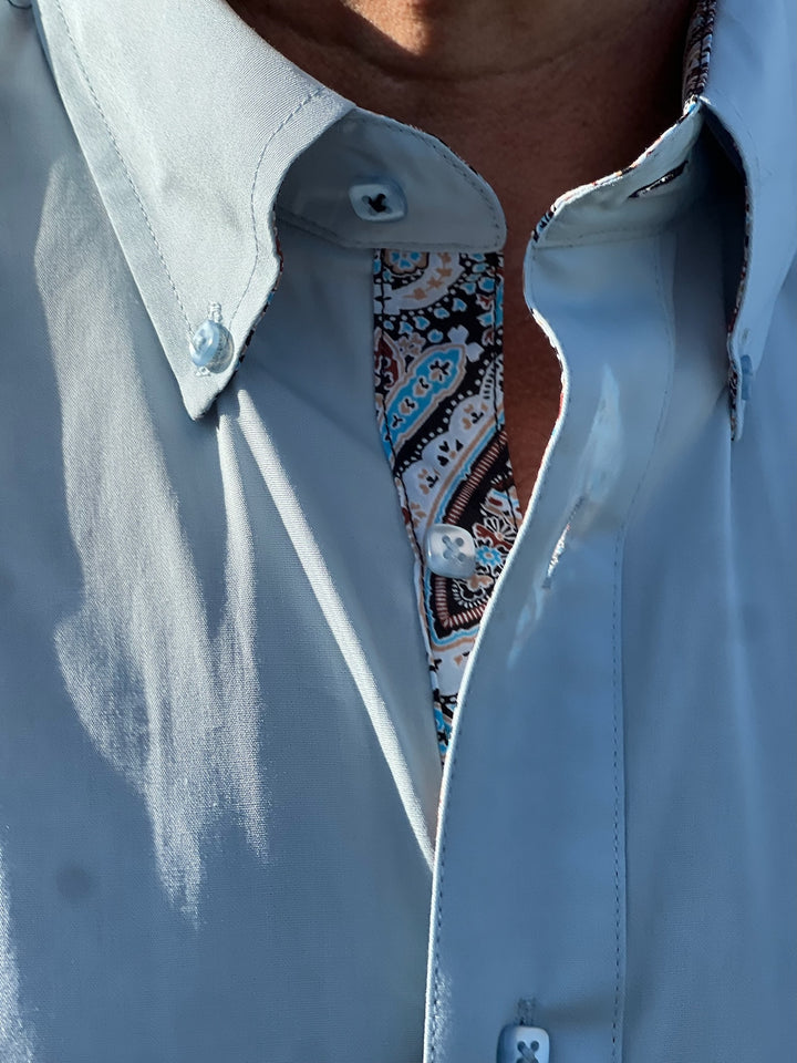 Jayden Blue Long Sleeve Shirt by Cinch
