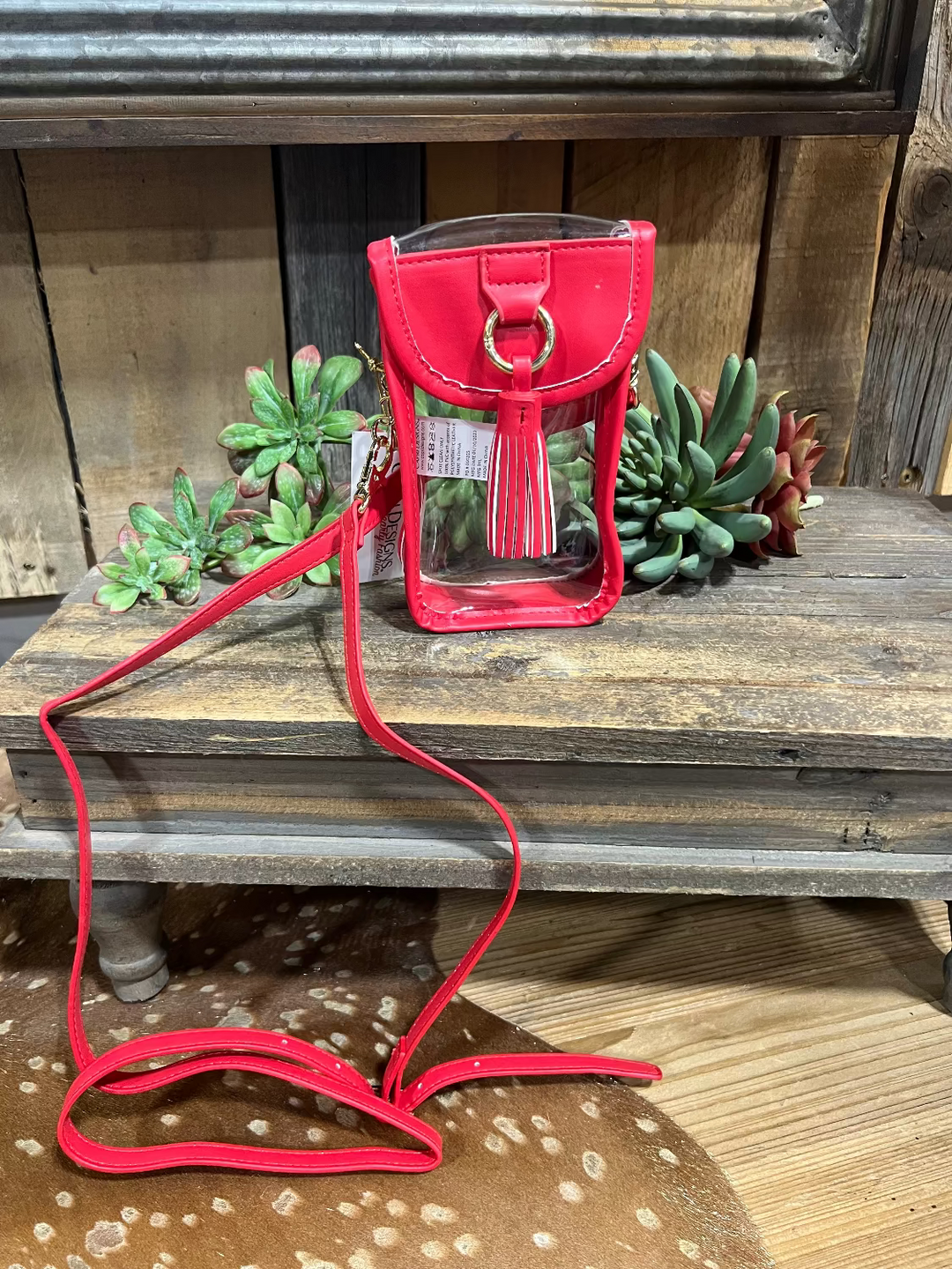 Clear Cell Phone Crossbody Bag