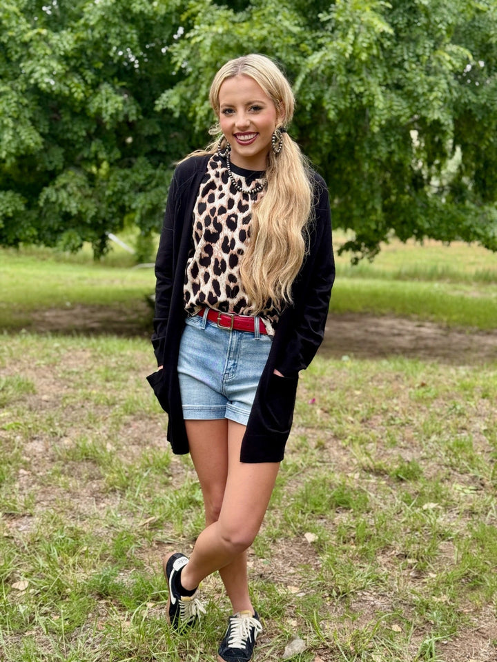 Vanessa Black Cardigan