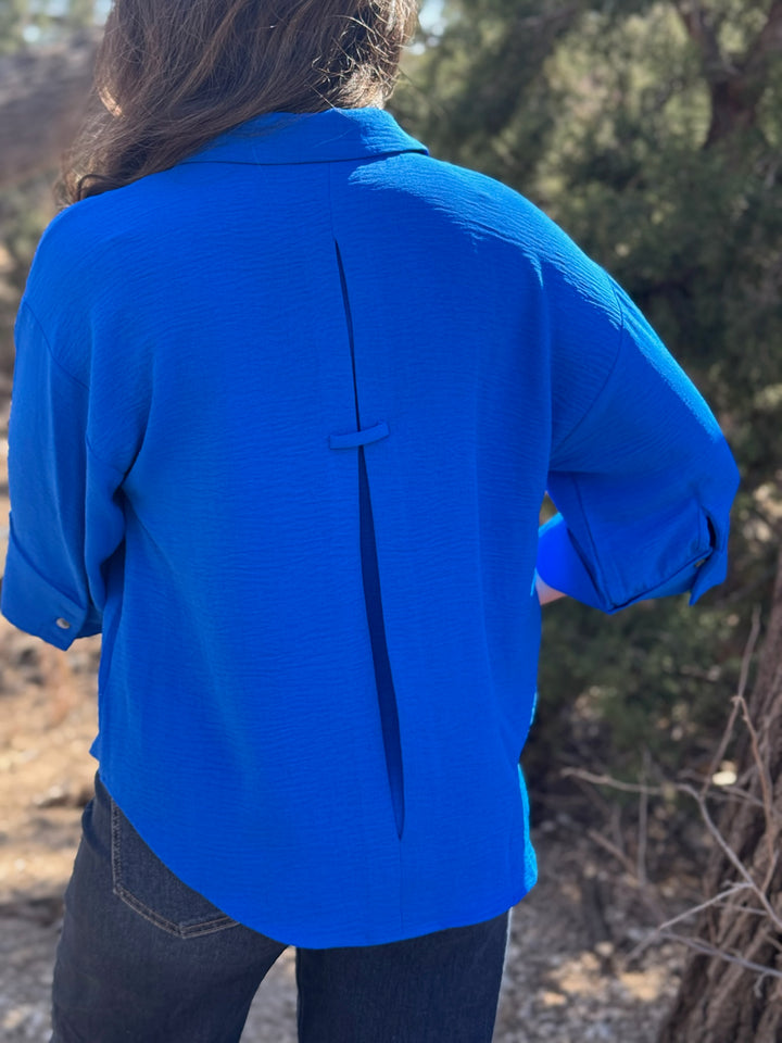 Sienna Royal Blue Top