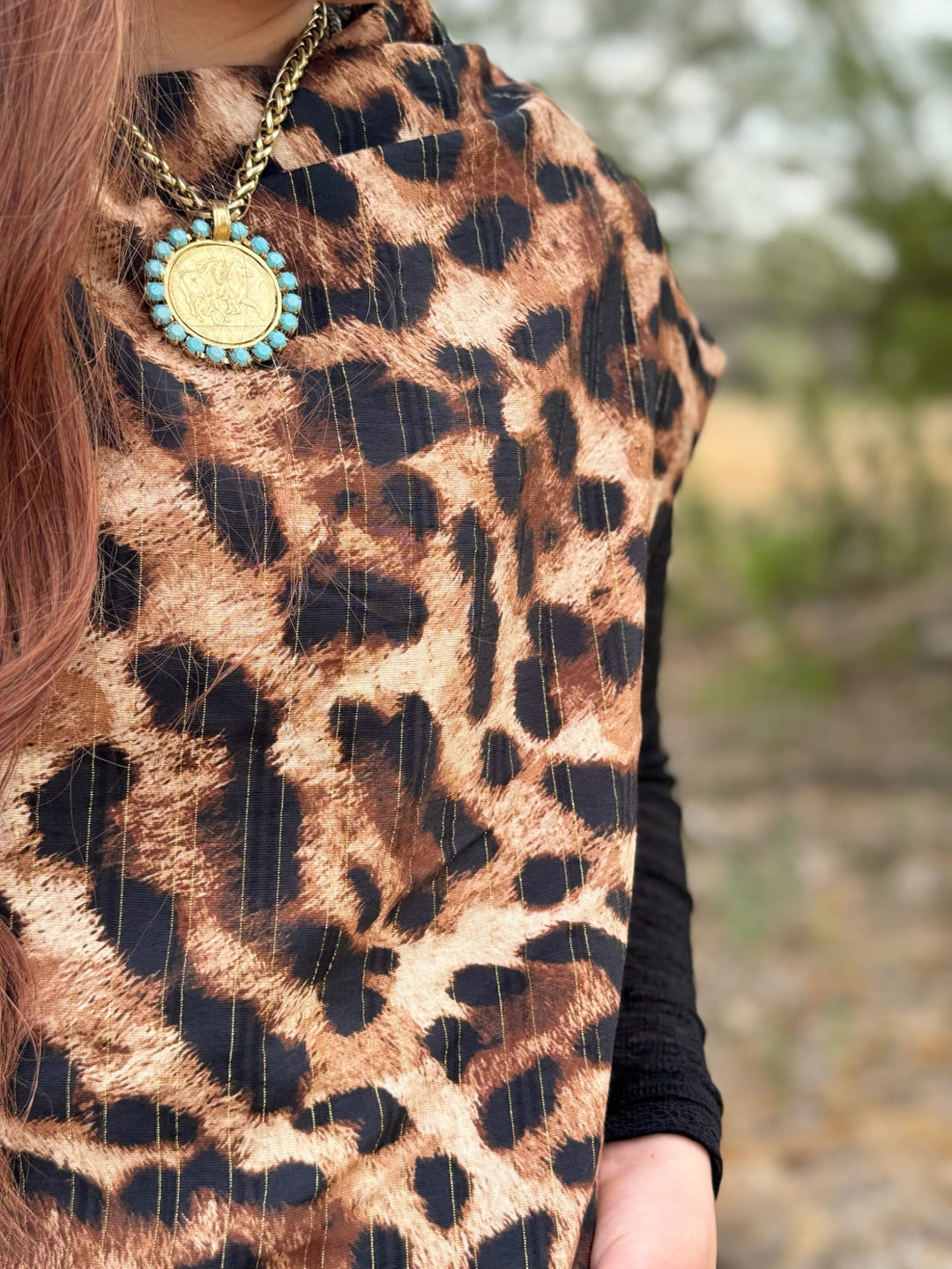 Dazzling Leopard Sleeveless Top