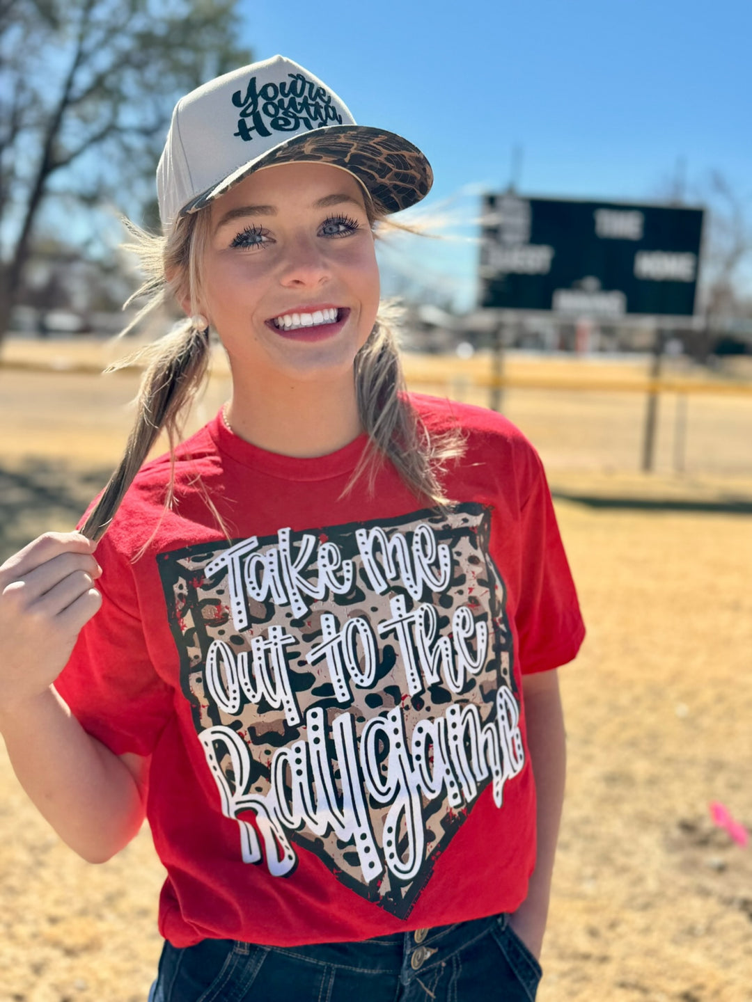 Take Me Out to the Ballgame Graphic Tee by Texas True Threads