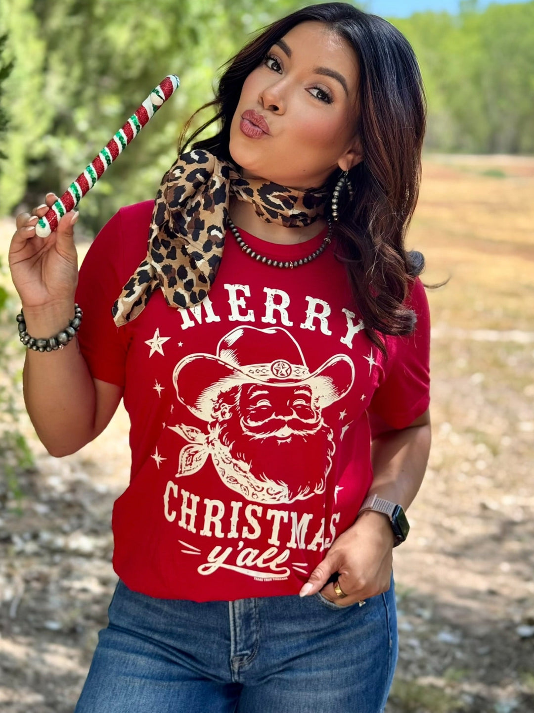 Merry Christmas Y'all Graphic Tee by Texas True Threads