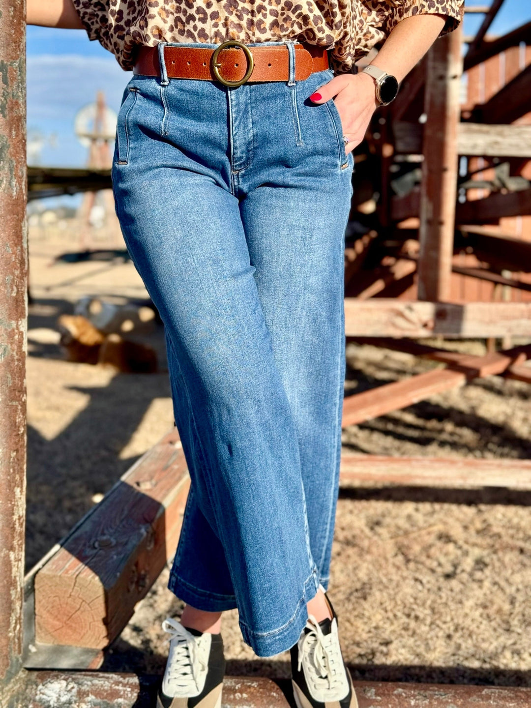 Laken Trouser Tummy Control Crop Jeans