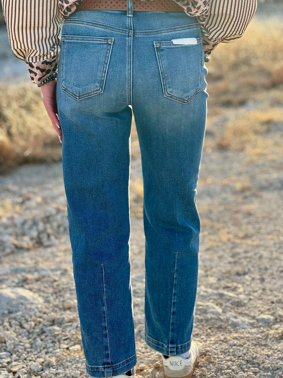 Cambrie Barrel Leg Jean by Risen