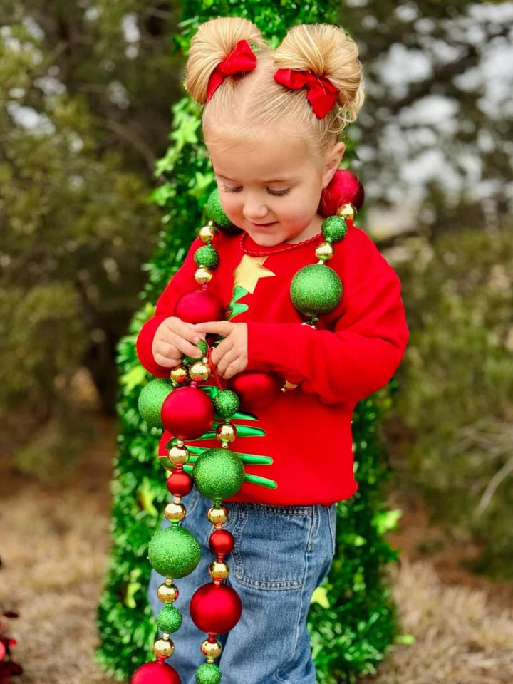 Puff Christmas Tree Sweatshirt by Texas True Threads