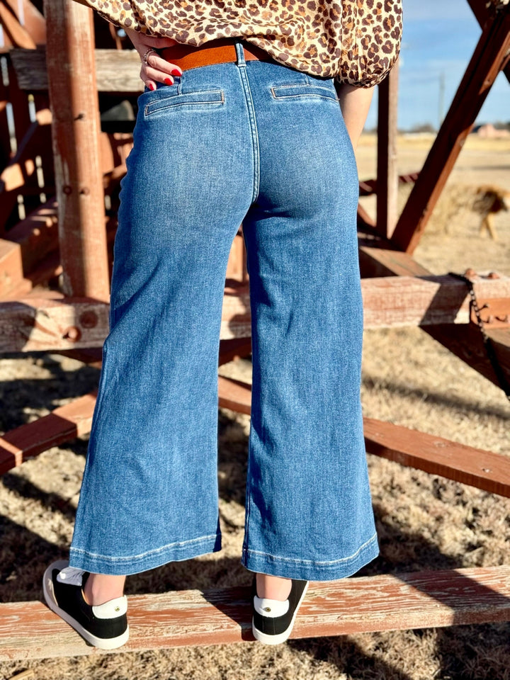 Laken Trouser Tummy Control Crop Jeans