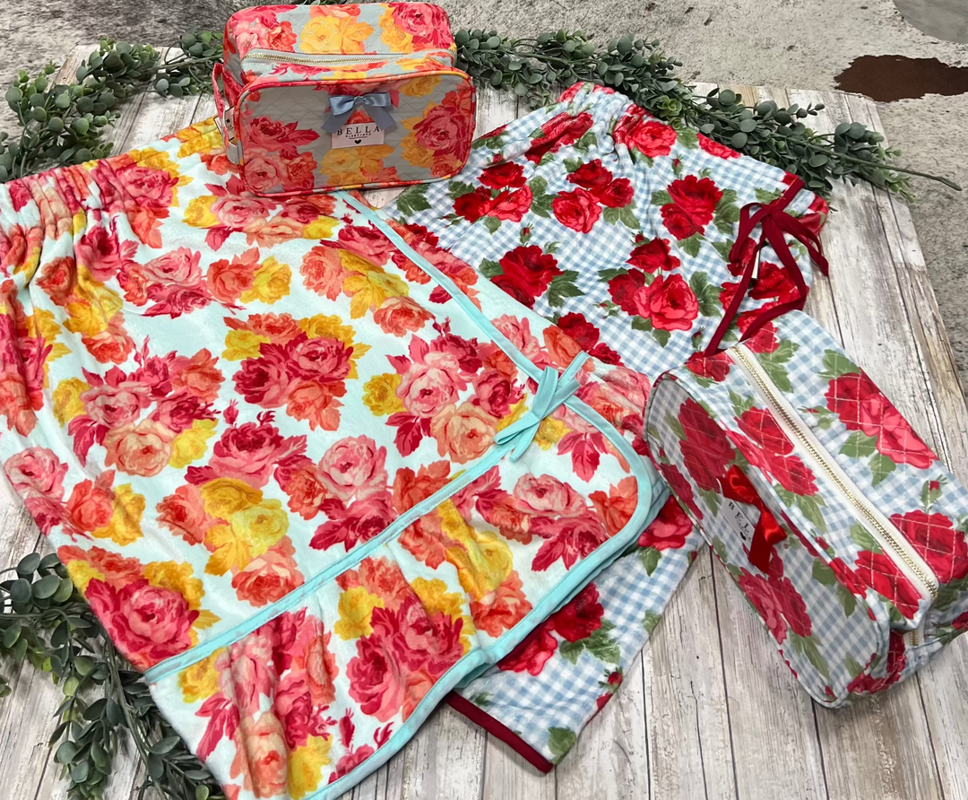 Quilted Cosmetic Bag