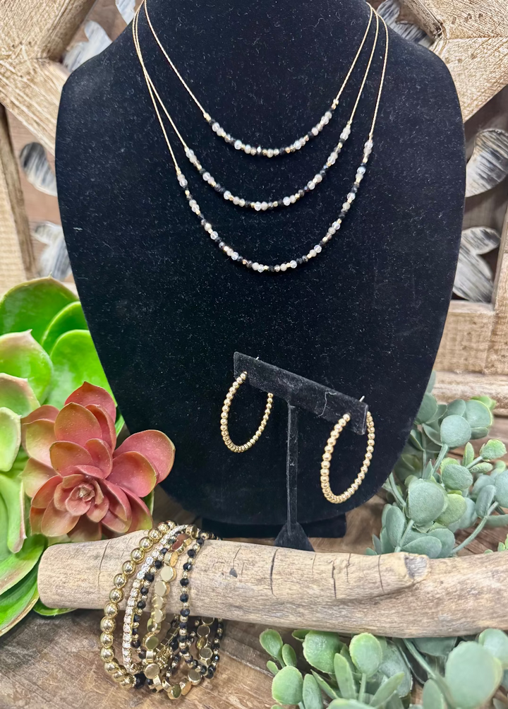 June Black & Gold Bracelet