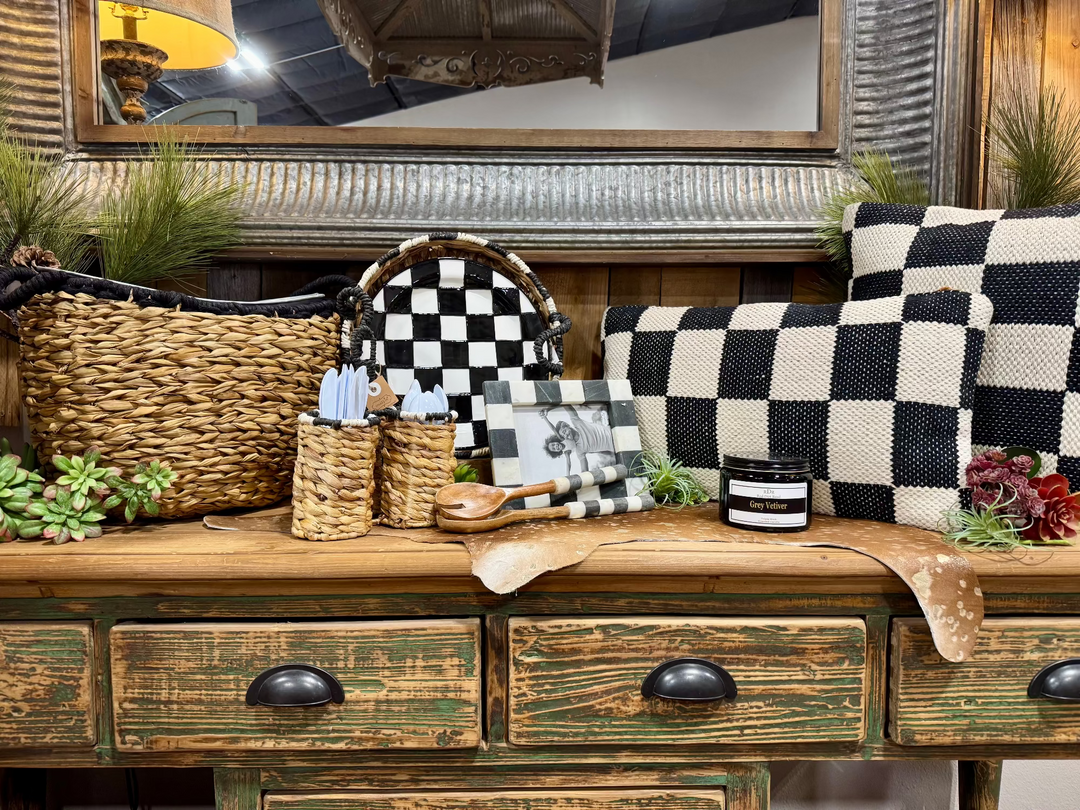 Bistro Woven Platter Set by Mud Pie