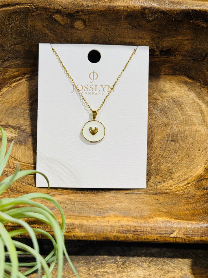 Heart of Gold Pendant Gold Necklace