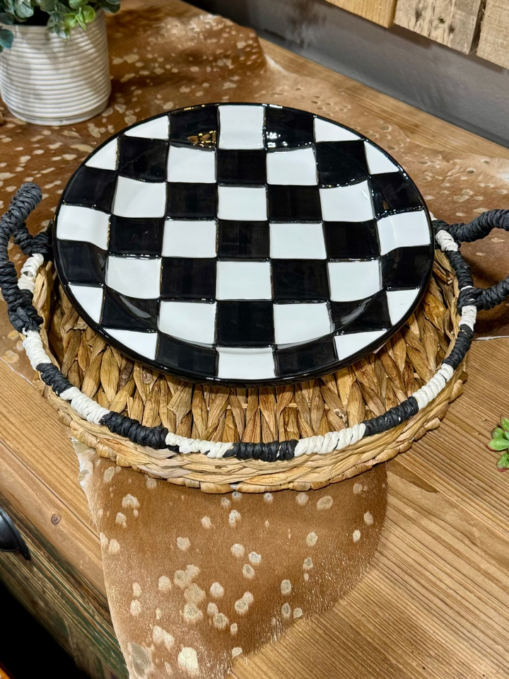 Bistro Woven Platter Set by Mud Pie
