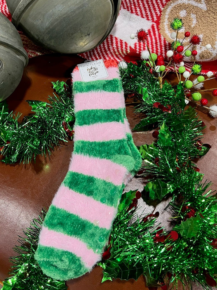 Jolly Fuzzy Socks
