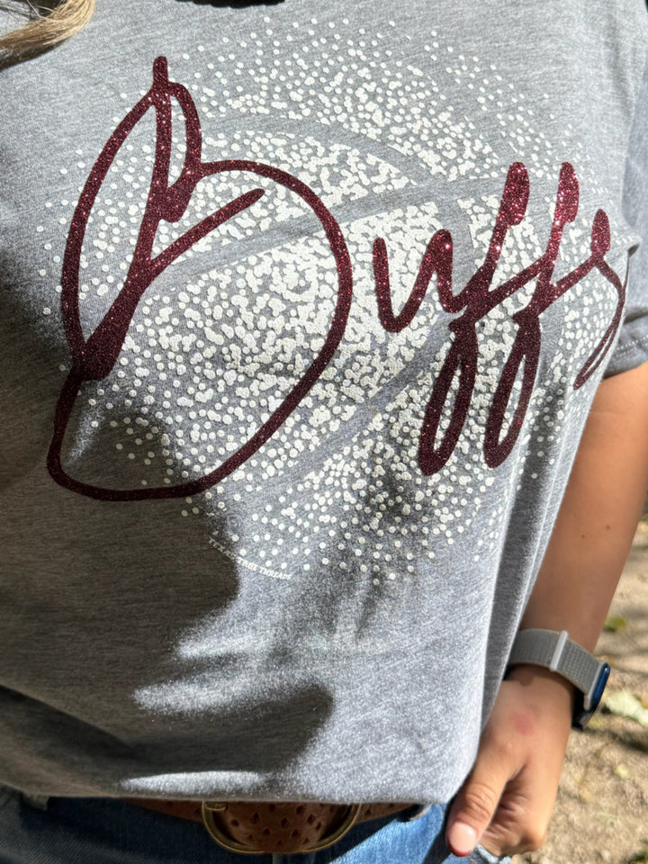 Custom Spotted Basketball Graphic Tee by Texas True Threads