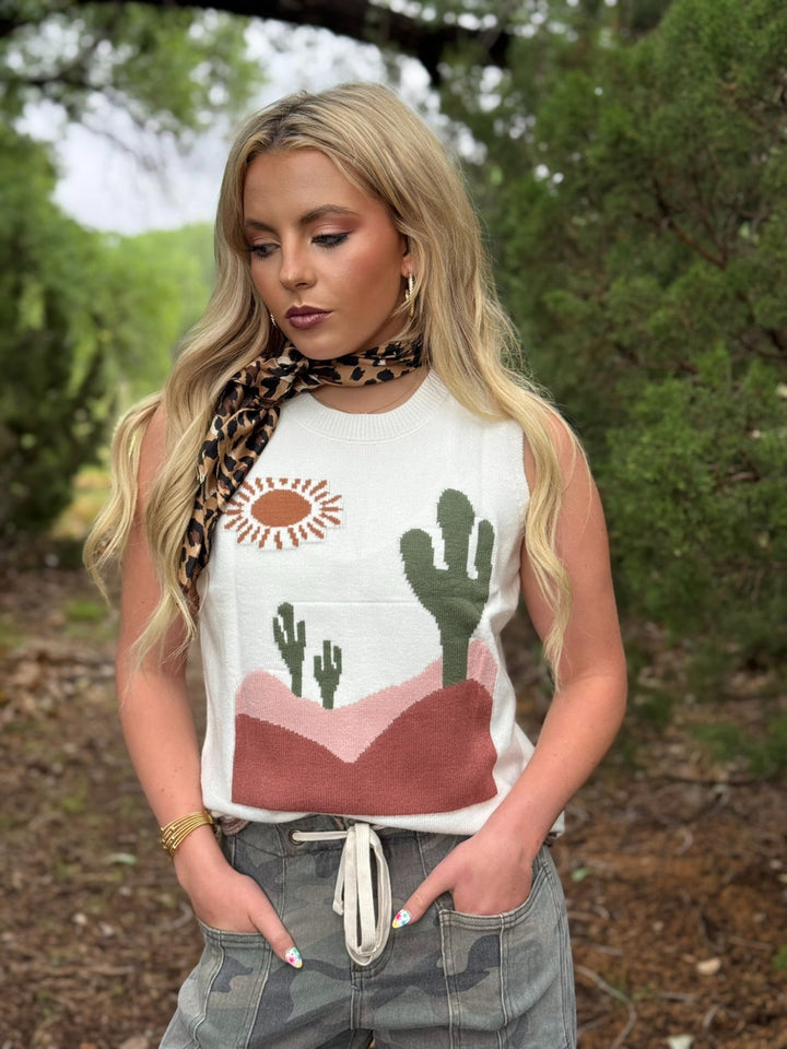 Arizona Skies Sleeveless Sweater