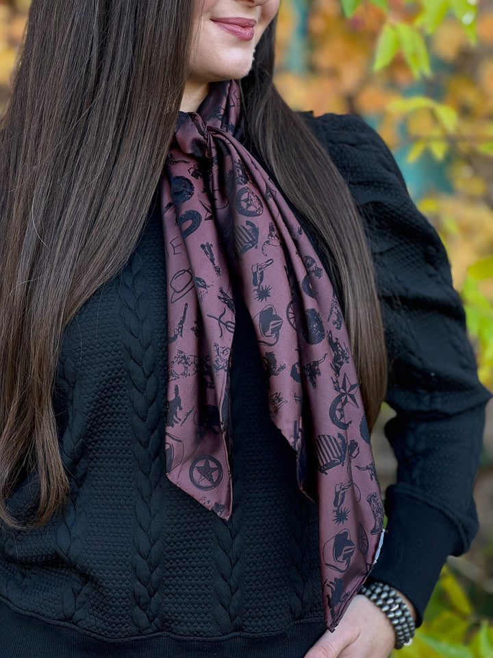 34.5" Wyoming Traders Silk Wild Rags