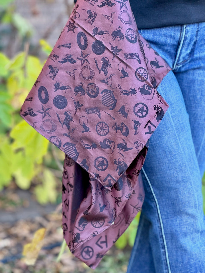 34.5" Wyoming Traders Silk Wild Rags