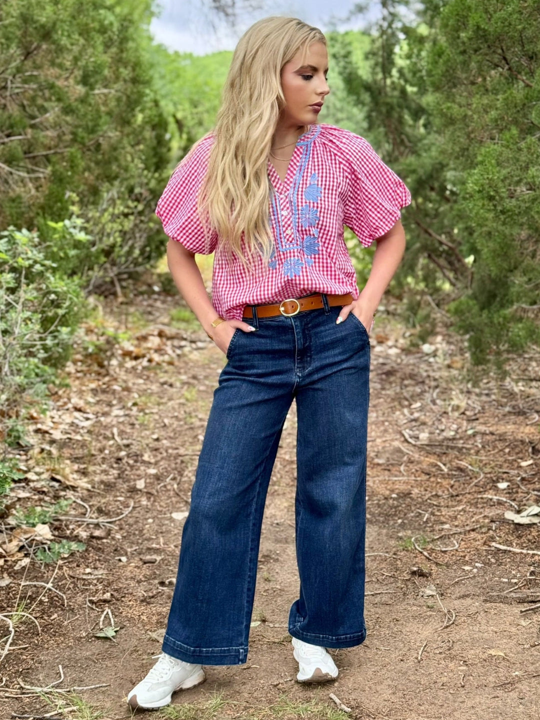 Just Had to Know Gingham Top